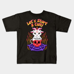 Let's Start A Cult - American Kids T-Shirt